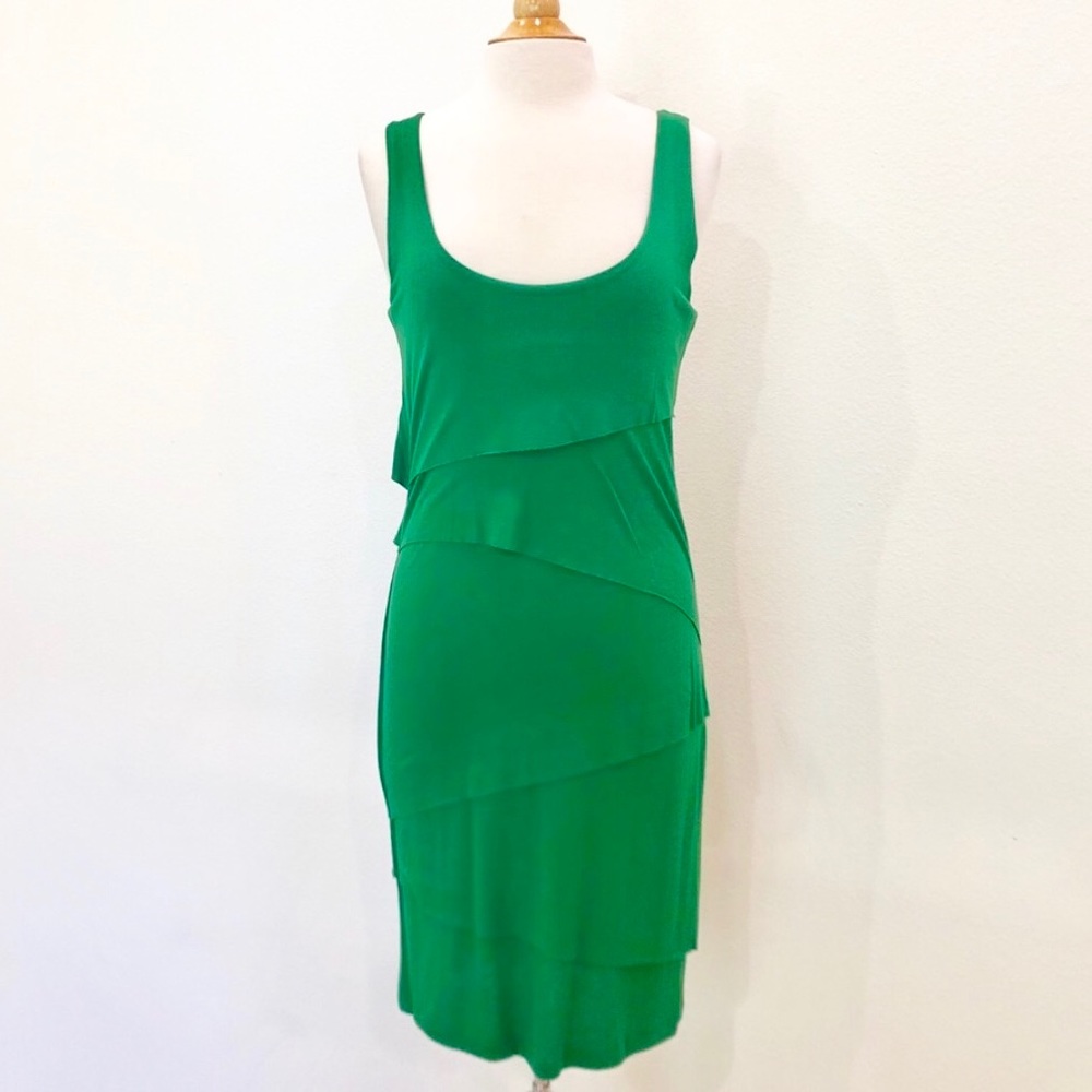 Sweet Pea Green Layered Dress Size Small & Medium